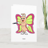 Tovenaarsstaf Vlindermagie Kaart (Achterkant)