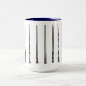 Tovenaarstafmok in het blauw mok (Midden)