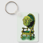 Tovenaarszetel van de Heksers van Oz, mopperende T Sleutelhanger (Voorkant)