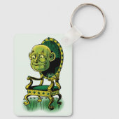 Tovenaarszetel van de Heksers van Oz, mopperende T Sleutelhanger (Achterkant)