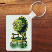 Tovenaarszetel van de Heksers van Oz, mopperende T Sleutelhanger (Achterkant)