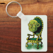 Tovenaarszetel van de Heksers van Oz, mopperende T Sleutelhanger (Voorkant)