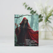 Tovenar Postkaart Feestdagenkaart (Staand voorkant)