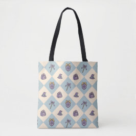 Tovenares Blauw van de Academie voor Boekenwurmmei Tote Bag