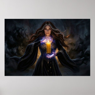 Tovenares van de Arcane Kaars Poster