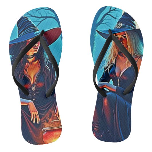 Tovenaressen Ketel Toverachtig Teenslippers (Voetbed)