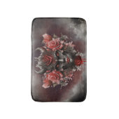 tovenarij | Donker Gehoornde Demon Met Gloeiende R Badmat (Voorkant Verticaal)