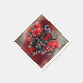 tovenarij | Donker Gehoornde Demon Met Gloeiende R Servet (Hoek)