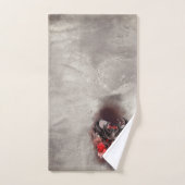 tovenarij | Red Eyed Smoky Demon Beast met Rozen Bad Handdoek (Handdoek)