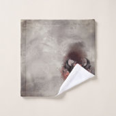 tovenarij | Red Eyed Smoky Demon Beast met Rozen Bad Handdoek (Wasdoekje)