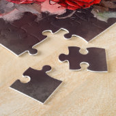 tovenarij | Red Eyed Smoky Demon Beast met Rozen Legpuzzel (Zijkant)