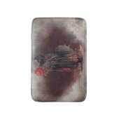 tovenarij | Shadowy Dark Witch Glowing Red Eyes Badmat (Voorkant Verticaal)