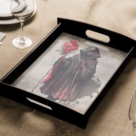 tovenarij | Shadowy Dark Witch Glowing Red Eyes Tissuepapier