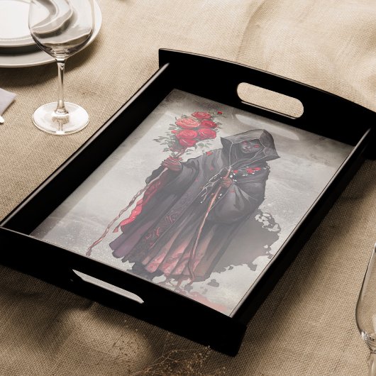 tovenarij | Shadowy Dark Witch Glowing Red Eyes Tissuepapier