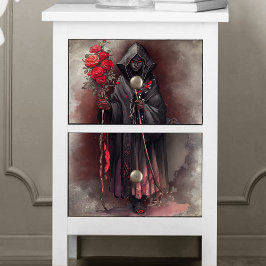 tovenarij | Shadowy Dark Witch Glowing Red Eyes Tissuepapier