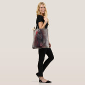 tovenarij | Shadowy Dark Witch Glowing Red Eyes Tote Bag (Op model)