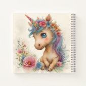 Tover Babyeenhoring Waterkleur Notitieboek (Achterkant)