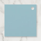 Tover Show Blauw Bedankt Bedankjes Labels (Achterkant)