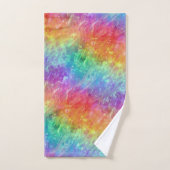 toveraar - levendig regenboogprisma ombre : bad handdoek (Handdoek)
