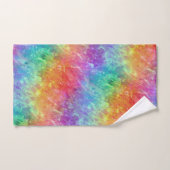 toveraar - levendig regenboogprisma ombre : bad handdoek (Handdoek)