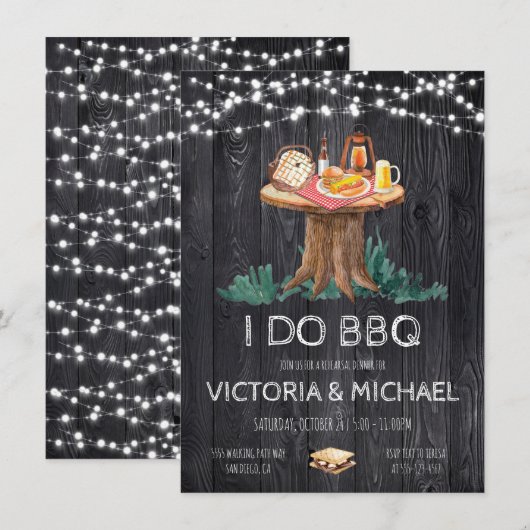 Toverachtige avond tuinfeest verlichting met sling kaart (Voorkant / Achterkant)