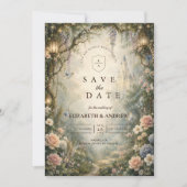 Toverachtige Boselfenbruiloft Save The Date (Voorkant)