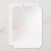 Toverachtige Fee Magische 4e Verjaardagsuitnodigin Kaart (Achterkant)