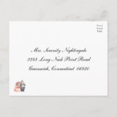 Toverachtige Kaboutertuin Bosbruiloft RSVP Uitnodiging Briefkaart (Achterkant)