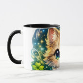 Toverachtige Kattenmok & Kussen – Cute Fantasy Mok (Links)