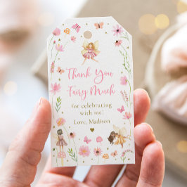 Toverachtige Sprookjestuin Bloemrijke Verjaardag B Cadeaulabel