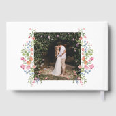 Toverachtige Tuin Wilde Bloemen Bruiloft Gastenboek (Achterkant)