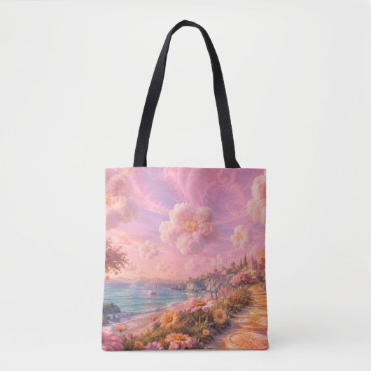 toverbloem wolken tote tas (Voorkant)