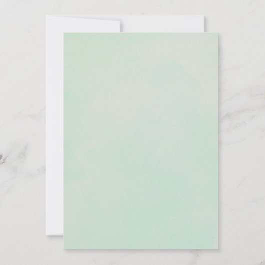 Toverbos Sprookjestuin Deur Baby Shower Kaart (Achterkant)