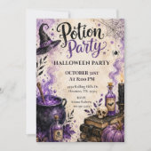 Toverdrank Feest Halloween Feest Viering Kaart (Voorkant)