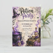 Toverdrank Feest Halloween Feest Viering Kaart (Staand voorkant)
