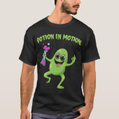 Toverdrank in Beweging Grappige Dansende Monster W T-shirt (Voorkant)