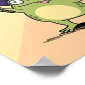 Toverende Kikker Gooit Spreuken Poster (Hoek)