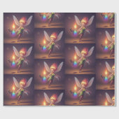 Toverfee Bruilofts Bruiloft Feest Cadeaupapier (Vlak)