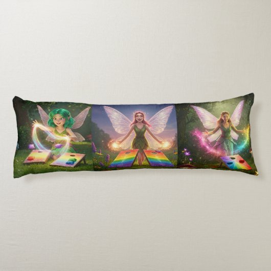 Toverfee bruiloftsbadkussen lichaamskussen (Achterkant)