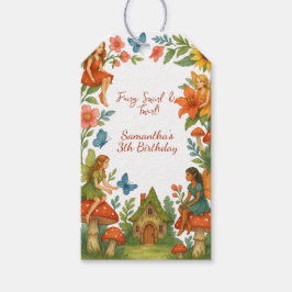 Toverfee Tuin Verjaardagsfeest - Cadeaulabel