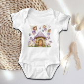 Toverfeeën Paarse Tuin Romper