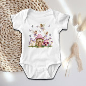 Toverfeeën Roze Paddenstoelen Romper