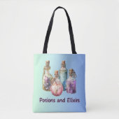 Toverfles Potions en Elixers Halloween Tote Bag (Voorkant)