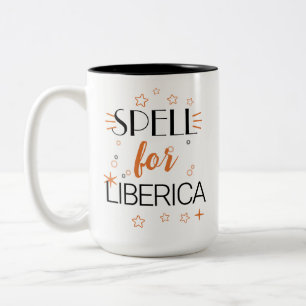 Toverformule voor Liberica Rare Witch Coffee Hallo Tweekleurige Koffiemok