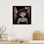 Toverheks Fantasy Art Poster (Keuken)