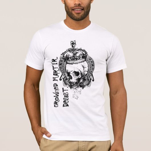 Toverhemd met gewas martyr desist t-shirt (Voorkant)