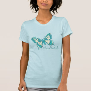 Toverhemd met inkt op de zwarte staart t-shirt