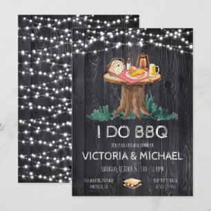 Toverige BBQ Betoverde Avond Sliert van lichtjes Kaart