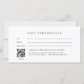 Toverige Fee QR-code Zakelijke Cadeaubon (Achterkant)