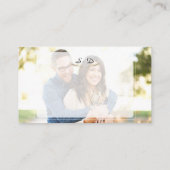 Toverige Vervagende Foto Huwelijkswebsite Visitekaartje (Achterkant)